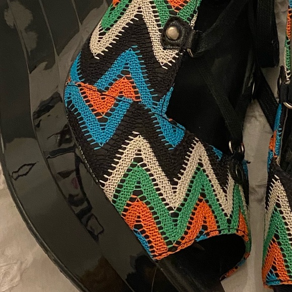 Vintage Sergio Zelcer Knit Wedges - Picture 2 of 3